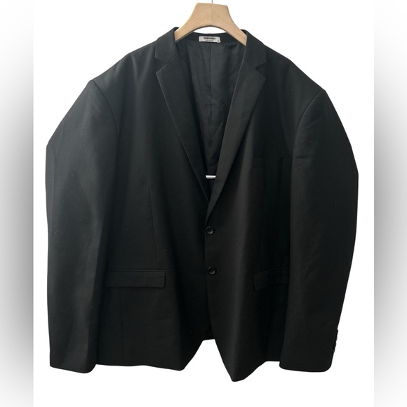 COOFANDY Black Casual Blazer JacketLightweight Two Button Men’s  Size 4XL - Picture 1 of 10